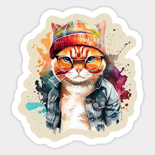 Cute Cat Sticker